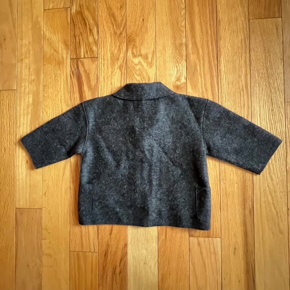 Felted Jacket with Pockets, 18 to 24 months, Tane Organics, 60% alpaca, 40% wool - Picture 3 of 12